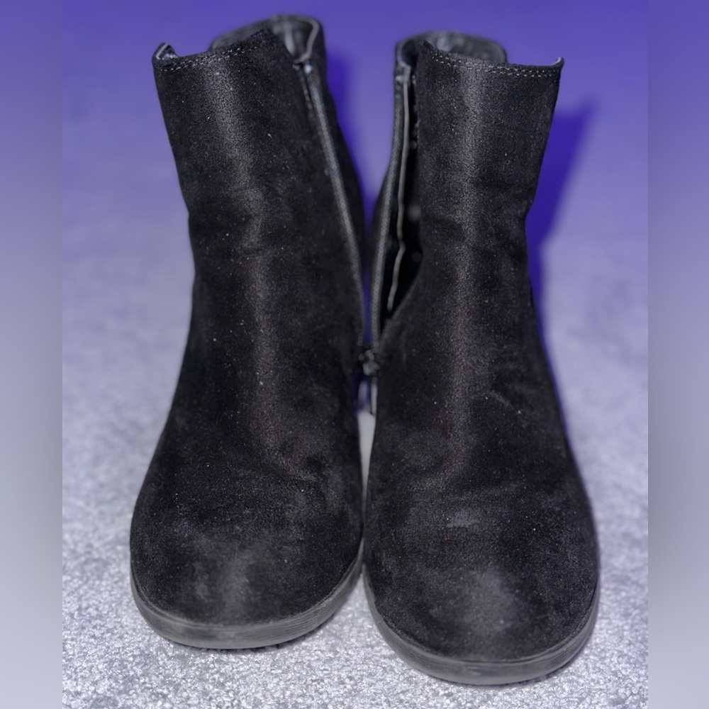 Mix no 6 black suede booties 8